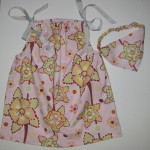 Pillowcase Style Dress with Matching Headkerchief